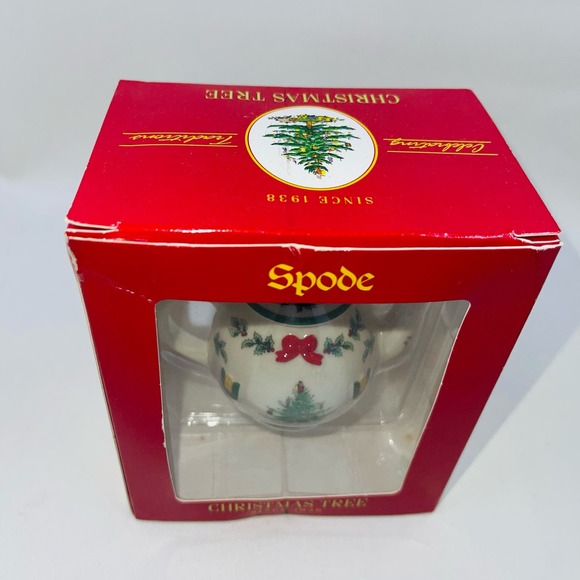 Spode Christmas Tree Signature Ornament 2003 Our Home Teapot House - Picture 5 of 8